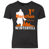 T-Shirts Vintage Black / YXS First marathon Youth Triblend T-Shirt