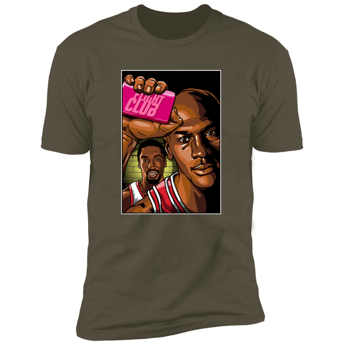 T-Shirts Military Green / S Flight Club Men's Premium T-Shirt