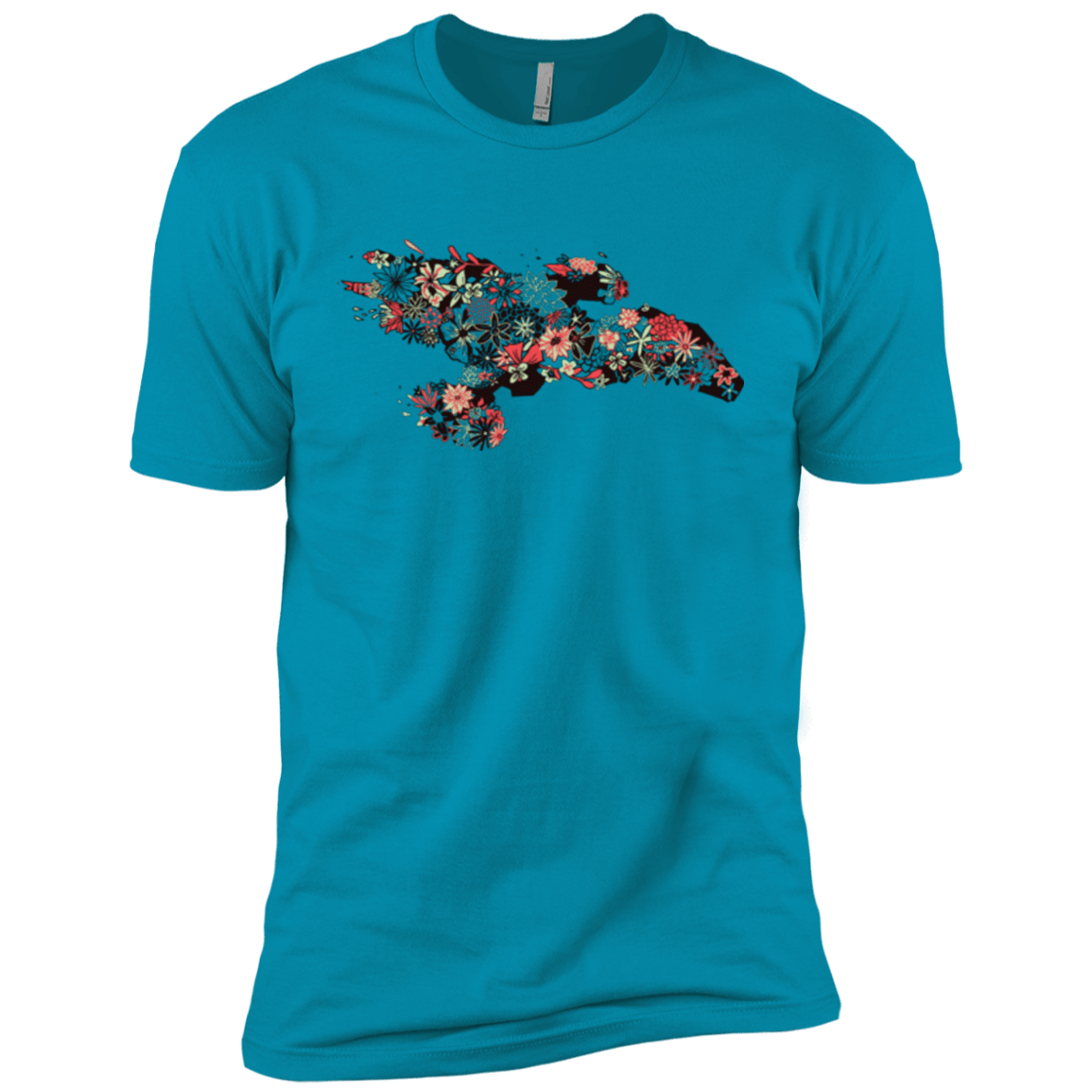 T-Shirts Turquoise / YXS Flowerfly Boys Premium T-Shirt