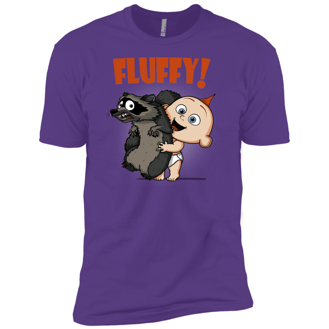 T-Shirts Purple Rush / YXS Fluffy Raccoon Boys Premium T-Shirt