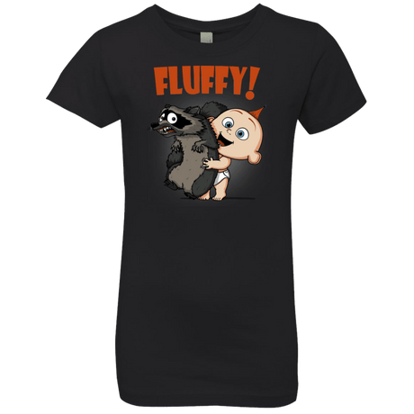 T-Shirts Black / YXS Fluffy Raccoon Girls Premium T-Shirt
