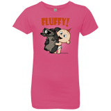 T-Shirts Hot Pink / YXS Fluffy Raccoon Girls Premium T-Shirt