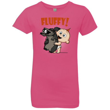 T-Shirts Hot Pink / YXS Fluffy Raccoon Girls Premium T-Shirt