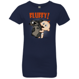 T-Shirts Midnight Navy / YXS Fluffy Raccoon Girls Premium T-Shirt