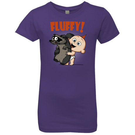 T-Shirts Purple Rush / YXS Fluffy Raccoon Girls Premium T-Shirt