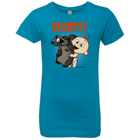 T-Shirts Turquoise / YXS Fluffy Raccoon Girls Premium T-Shirt