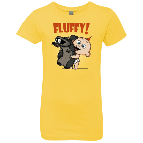 T-Shirts Vibrant Yellow / YXS Fluffy Raccoon Girls Premium T-Shirt