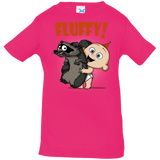 T-Shirts Hot Pink / 6 Months Fluffy Raccoon Infant Premium T-Shirt