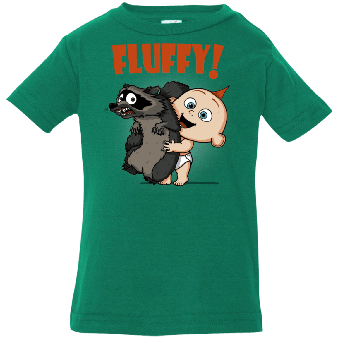 T-Shirts Kelly / 6 Months Fluffy Raccoon Infant Premium T-Shirt