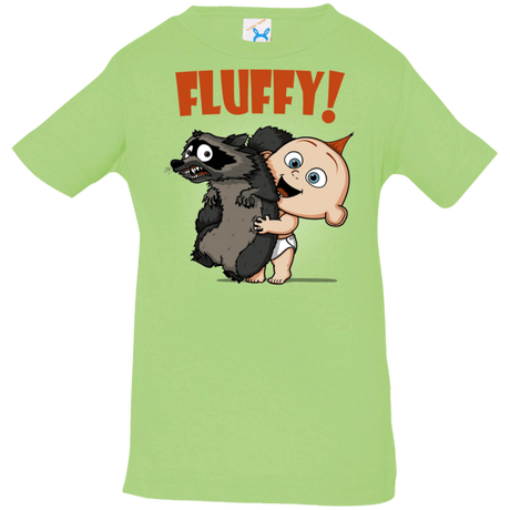 T-Shirts Key Lime / 6 Months Fluffy Raccoon Infant Premium T-Shirt