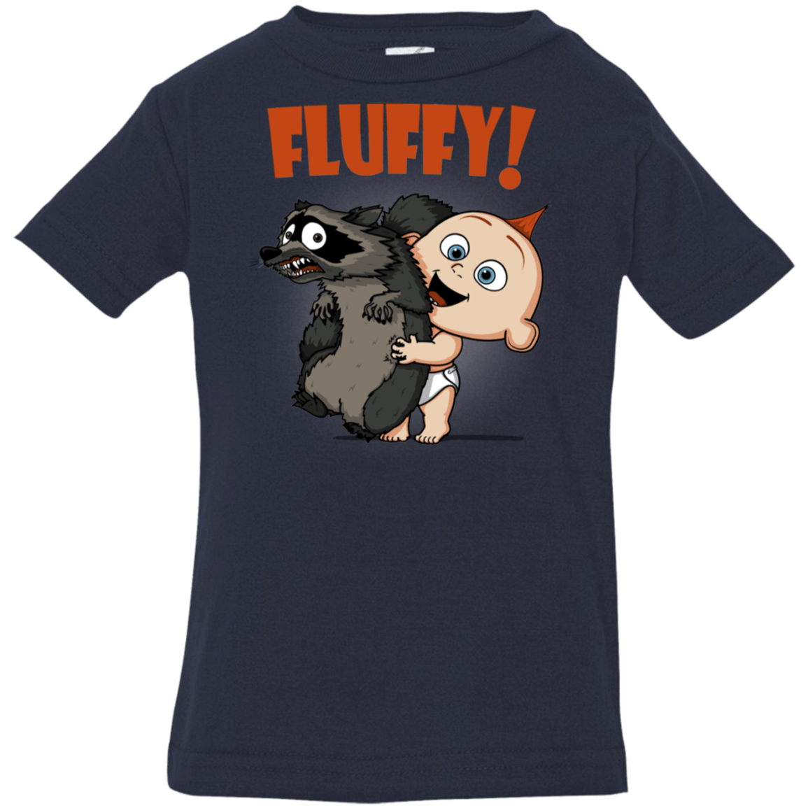 T-Shirts Navy / 6 Months Fluffy Raccoon Infant Premium T-Shirt