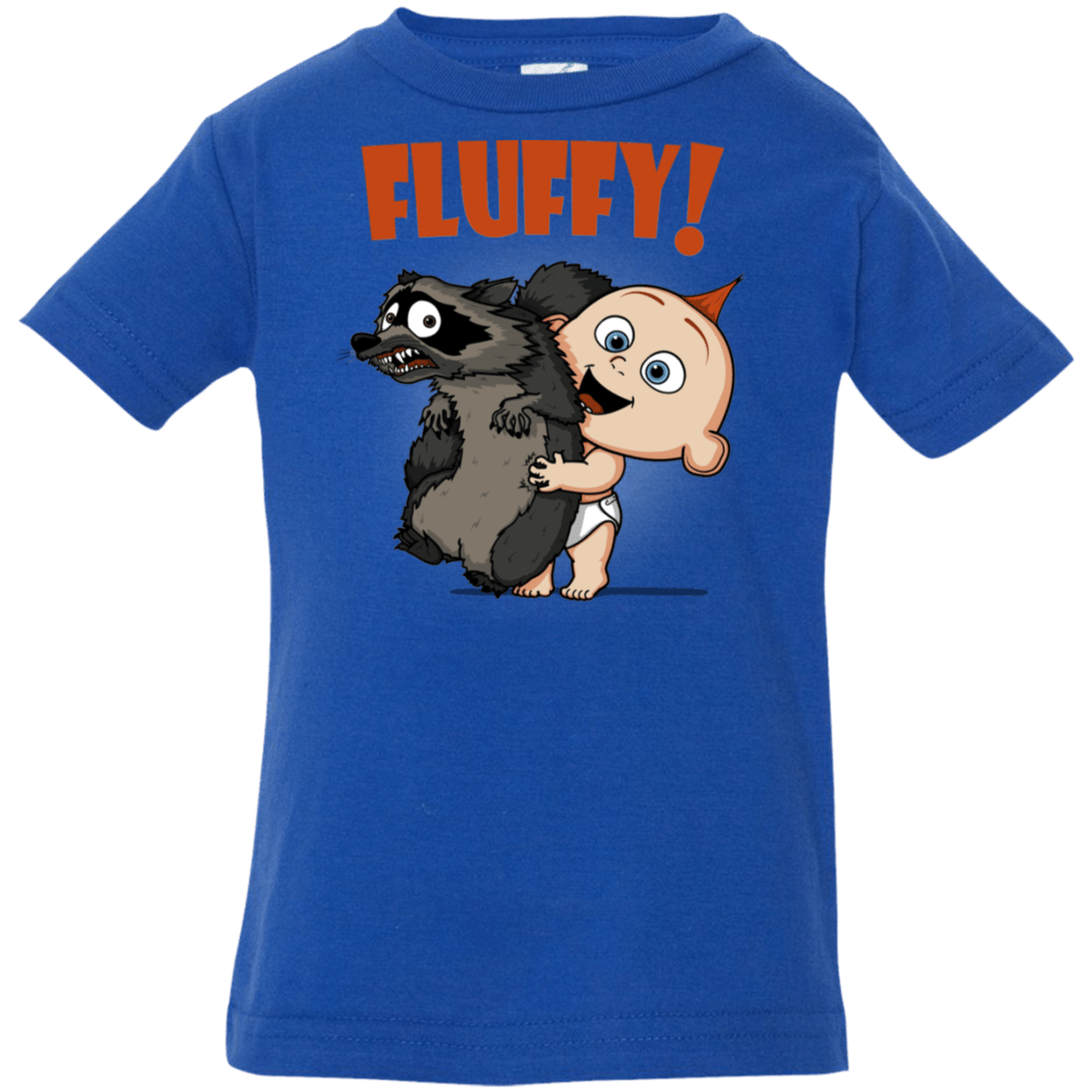 T-Shirts Royal / 6 Months Fluffy Raccoon Infant Premium T-Shirt