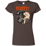 T-Shirts Dark Chocolate / S Fluffy Raccoon Junior Slimmer-Fit T-Shirt