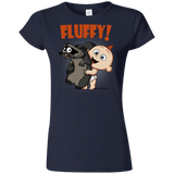 T-Shirts Navy / S Fluffy Raccoon Junior Slimmer-Fit T-Shirt