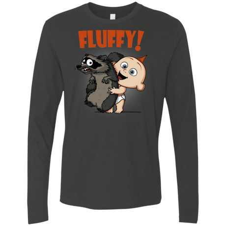 T-Shirts Heavy Metal / S Fluffy Raccoon Men's Premium Long Sleeve