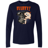 T-Shirts Midnight Navy / S Fluffy Raccoon Men's Premium Long Sleeve