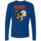 T-Shirts Royal / S Fluffy Raccoon Men's Premium Long Sleeve