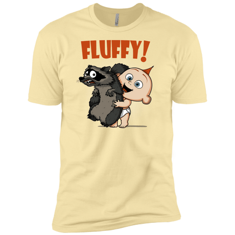 T-Shirts Banana Cream / X-Small Fluffy Raccoon Men's Premium T-Shirt