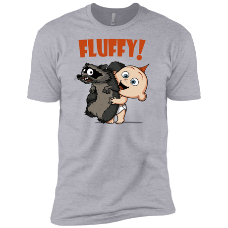 T-Shirts Heather Grey / X-Small Fluffy Raccoon Men's Premium T-Shirt