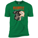 T-Shirts Kelly Green / X-Small Fluffy Raccoon Men's Premium T-Shirt