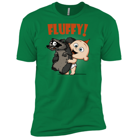 T-Shirts Kelly Green / X-Small Fluffy Raccoon Men's Premium T-Shirt