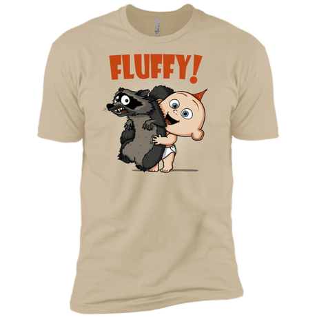 T-Shirts Sand / X-Small Fluffy Raccoon Men's Premium T-Shirt