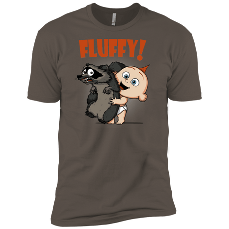 T-Shirts Warm Grey / X-Small Fluffy Raccoon Men's Premium T-Shirt