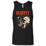 T-Shirts Black / S Fluffy Raccoon Men's Premium Tank Top