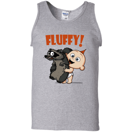T-Shirts Sport Grey / S Fluffy Raccoon Men's Tank Top
