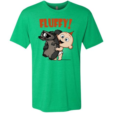 T-Shirts Envy / S Fluffy Raccoon Men's Triblend T-Shirt
