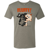 T-Shirts Venetian Grey / S Fluffy Raccoon Men's Triblend T-Shirt