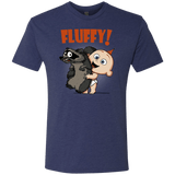T-Shirts Vintage Navy / S Fluffy Raccoon Men's Triblend T-Shirt