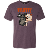 T-Shirts Vintage Purple / S Fluffy Raccoon Men's Triblend T-Shirt