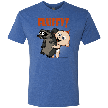 T-Shirts Vintage Royal / S Fluffy Raccoon Men's Triblend T-Shirt