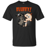 T-Shirts Black / S Fluffy Raccoon T-Shirt