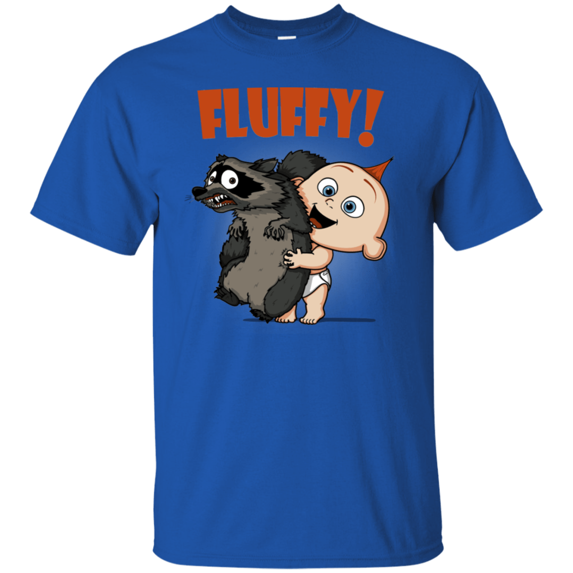 T-Shirts Royal / S Fluffy Raccoon T-Shirt