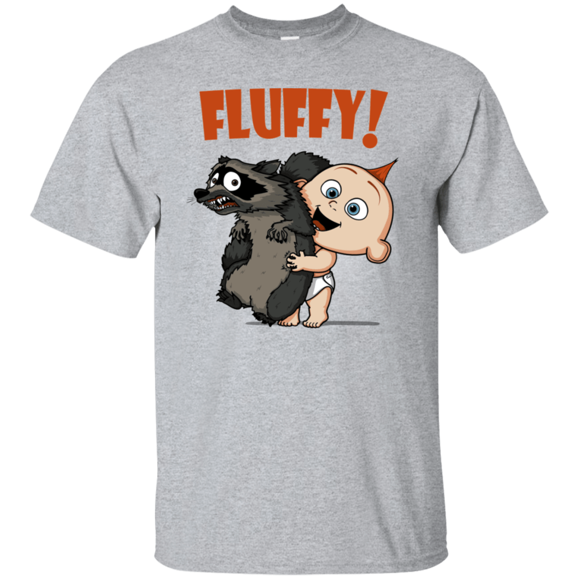 T-Shirts Sport Grey / S Fluffy Raccoon T-Shirt