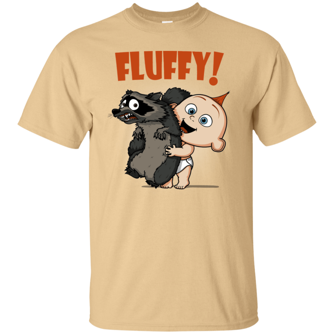 T-Shirts Vegas Gold / S Fluffy Raccoon T-Shirt