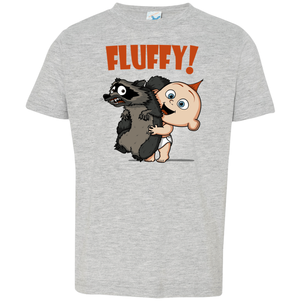 T-Shirts Heather Grey / 2T Fluffy Raccoon Toddler Premium T-Shirt