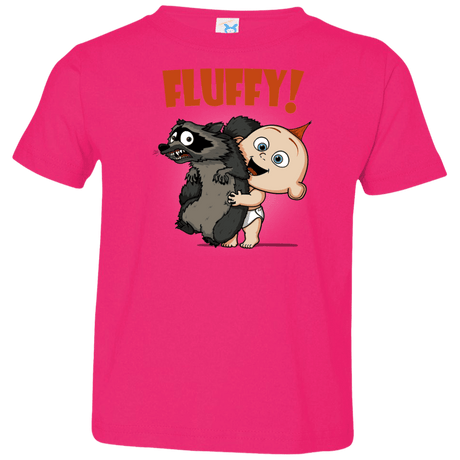 T-Shirts Hot Pink / 2T Fluffy Raccoon Toddler Premium T-Shirt