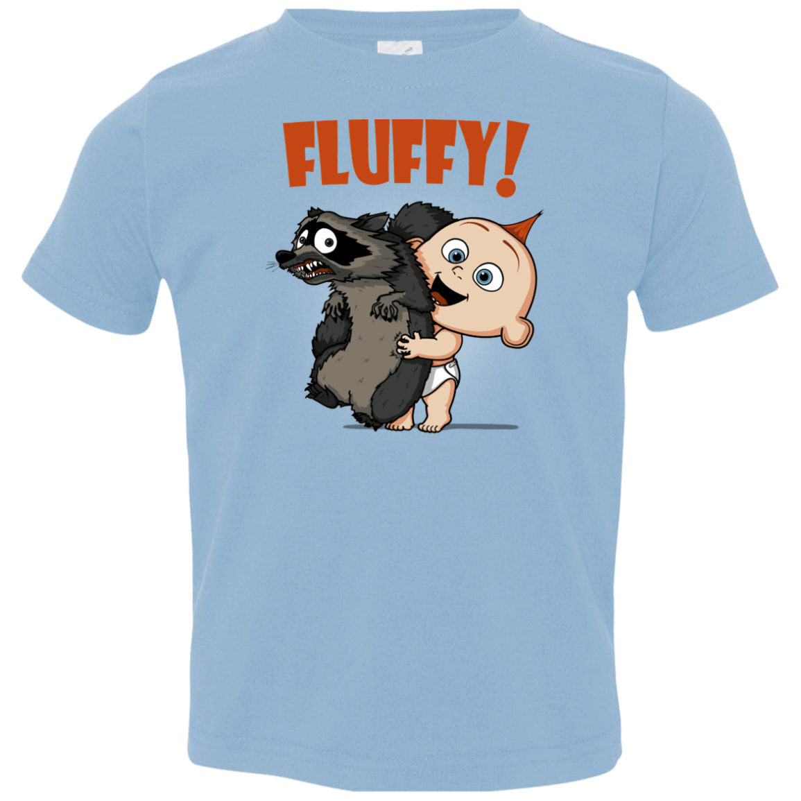 T-Shirts Light Blue / 2T Fluffy Raccoon Toddler Premium T-Shirt