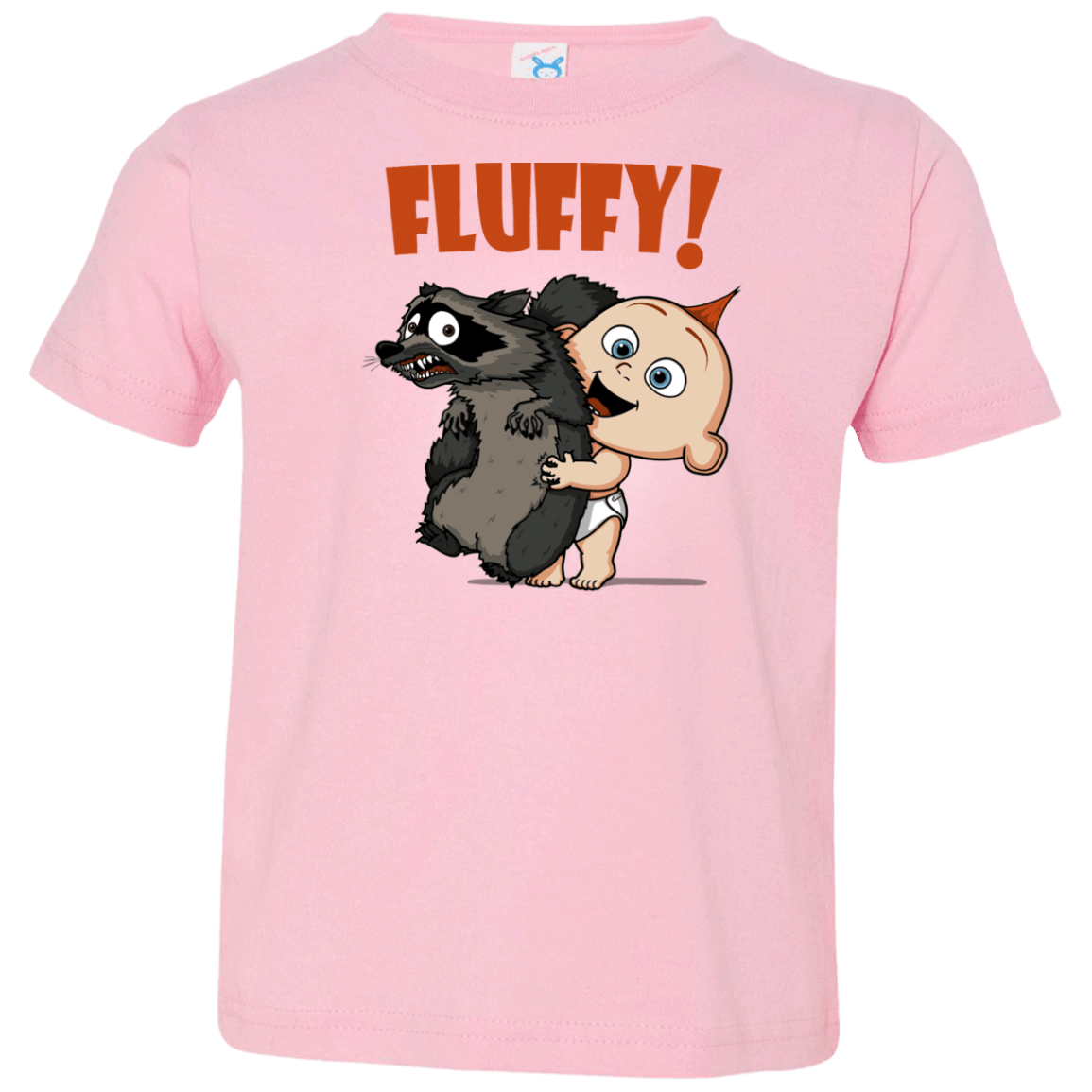 T-Shirts Pink / 2T Fluffy Raccoon Toddler Premium T-Shirt