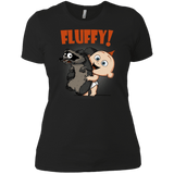 T-Shirts Black / X-Small Fluffy Raccoon Women's Premium T-Shirt