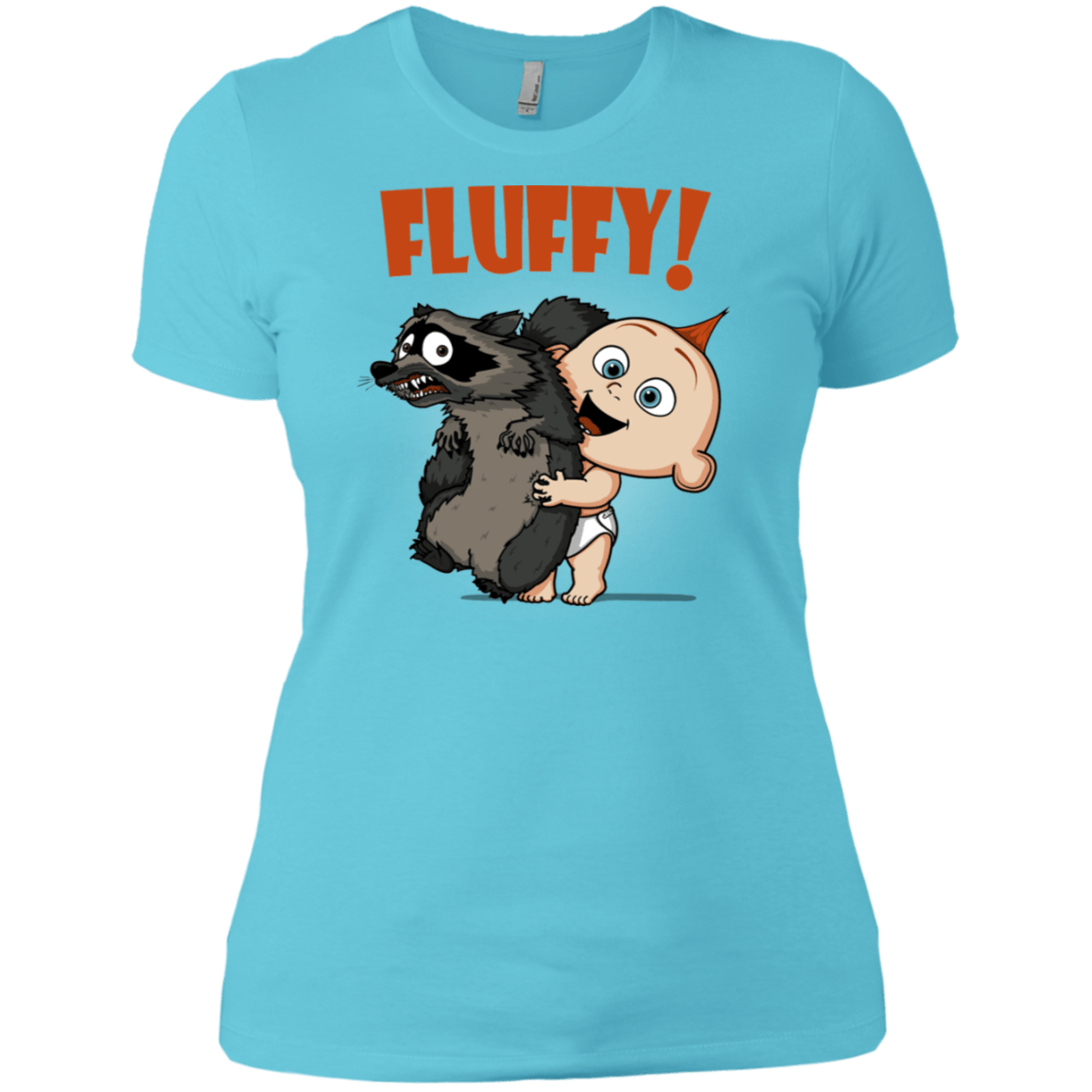 T-Shirts Cancun / X-Small Fluffy Raccoon Women's Premium T-Shirt