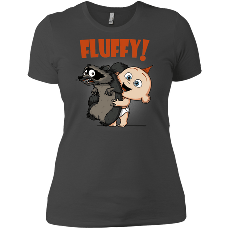 T-Shirts Heavy Metal / X-Small Fluffy Raccoon Women's Premium T-Shirt