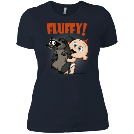 T-Shirts Midnight Navy / X-Small Fluffy Raccoon Women's Premium T-Shirt