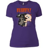 T-Shirts Purple Rush/ / X-Small Fluffy Raccoon Women's Premium T-Shirt