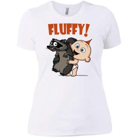 T-Shirts White / X-Small Fluffy Raccoon Women's Premium T-Shirt