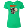 T-Shirts Envy / S Fluffy Raccoon Women's Triblend T-Shirt