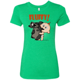 T-Shirts Envy / S Fluffy Raccoon Women's Triblend T-Shirt